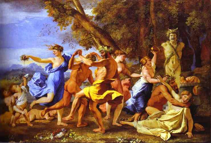 Nicolas Poussin. Bacchanalia.